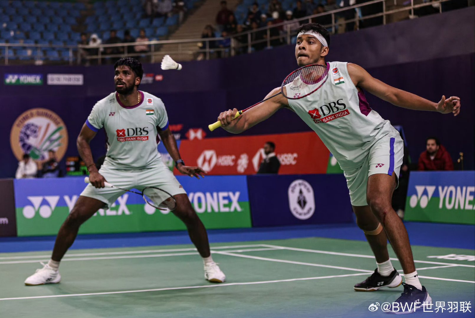 印度羽毛球选手逆转战胜对手